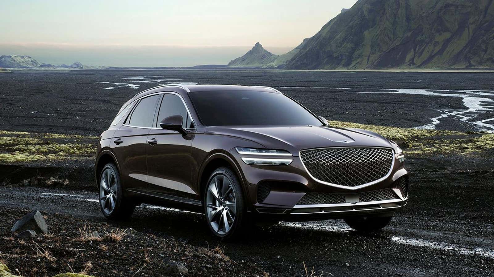 the genesis gv70 is selling for 28 percent over msrp