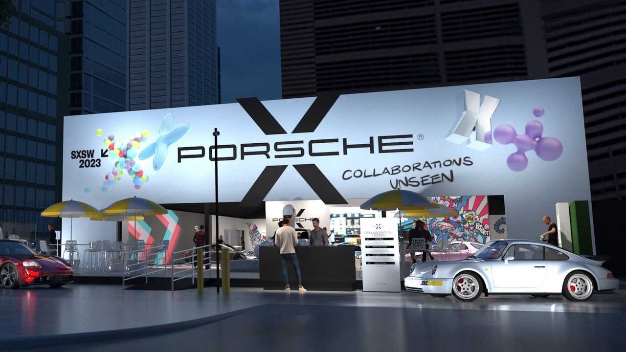porsche returns at sxsw festival with special art cars and more