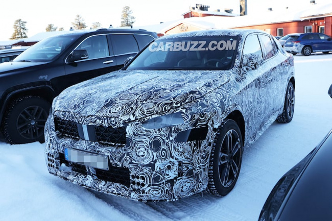 spy shots, interior, next-generation bmw x2 m35i spied during cold-weather testing