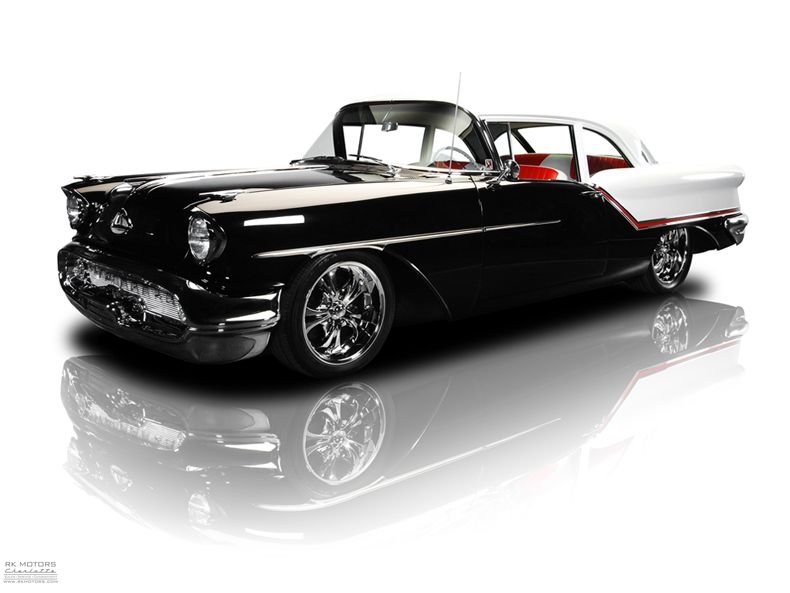 a timeless classic with unmatched power: 300hp ’57 oldsmobile golden rocket 88!