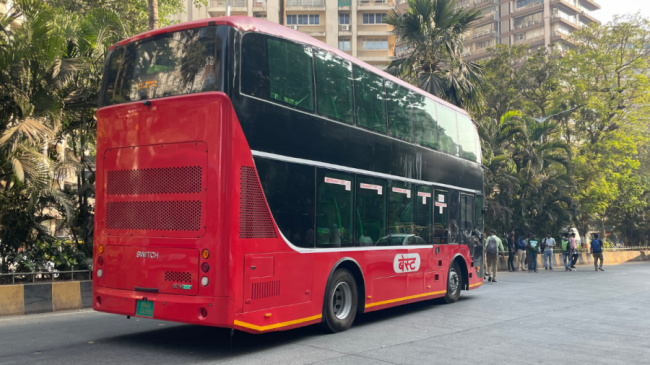 ashok leyland, switch mobility, double decker, double-decker electric, ac, best, , overdrive, mumbai has a new attraction - india's first electric double-decker bus