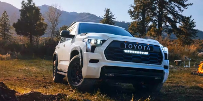 small midsize and large suv models, toyota, what comes standard on the most expensive toyota suv for 2023?