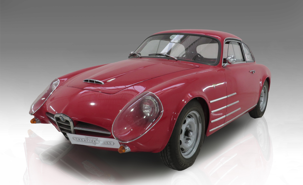alfa giulietta sprint veloce lightweight, car auction, creative rides, one-of-a-kind alfa romeo up for auction this weekend – a r5-million racer