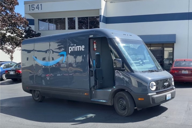 Rivian explores altering Amazon delivery van deal, stock drops