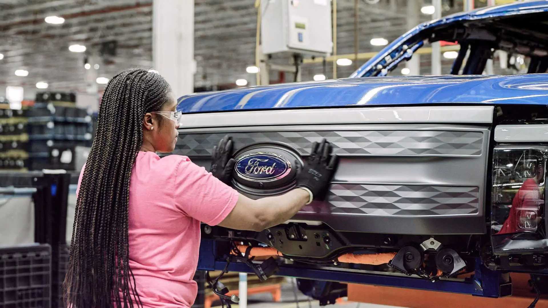 ford f-150 lightning production restarted today
