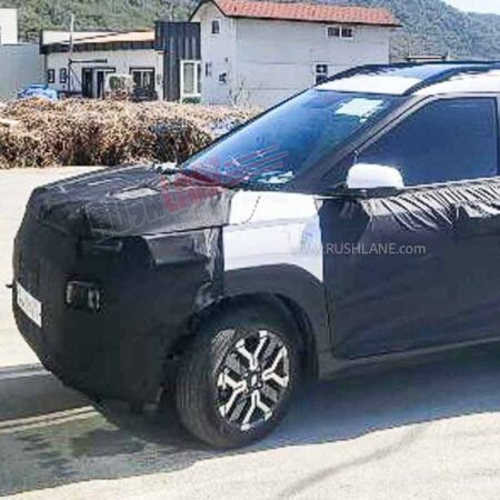 2023 hyundai mini suv spied in white – new dual tone alloys, sunroof (punch rival)