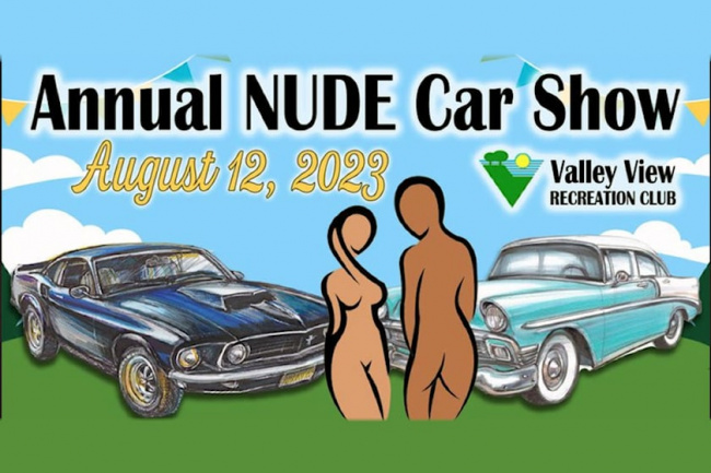 offbeat, showcase your (gear) knob at wisconsin's annual nude car show