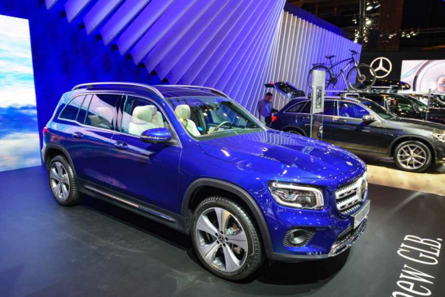 luxury suv, mercedes-benz, small midsize and large suv models, the 2023 mercedes-benz glb-class is a budget friendly luxury suv