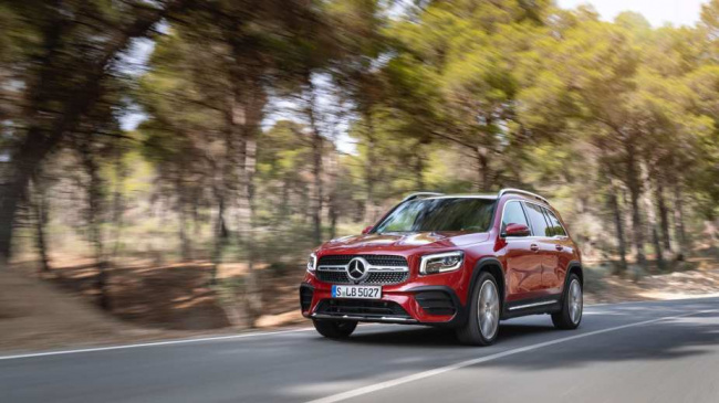 luxury suv, mercedes-benz, small midsize and large suv models, the 2023 mercedes-benz glb-class is a budget friendly luxury suv