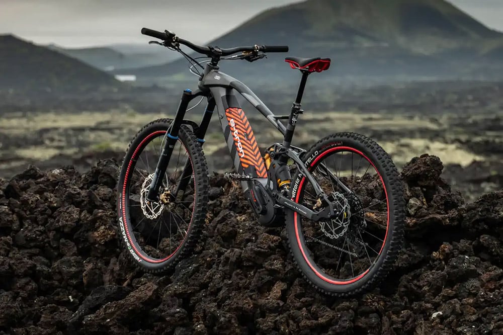 fancy an electric mountain bike to go with your audi?