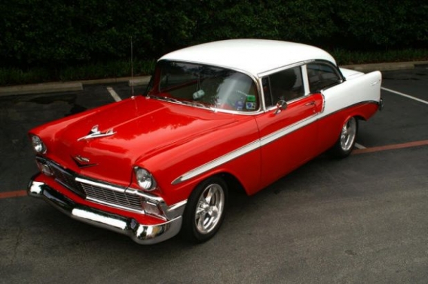1956 Chevy Bel Air, 1950s Cars, full size car