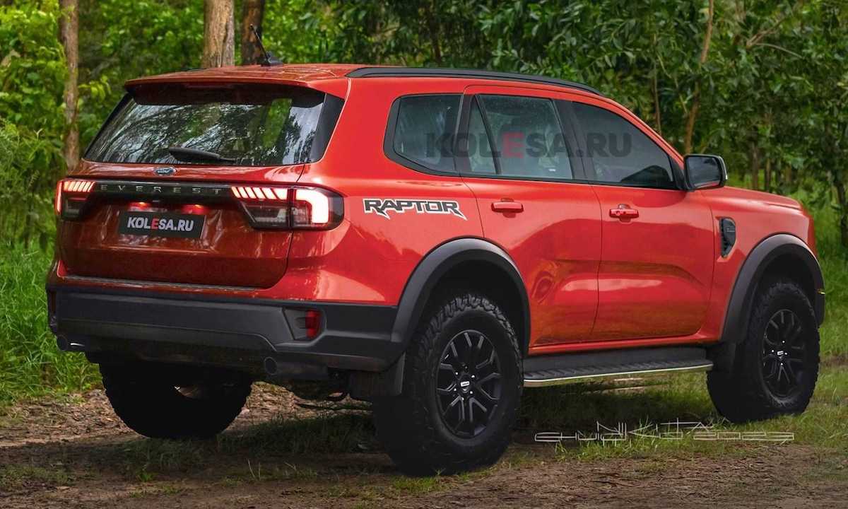 ford everest raptor imagined through a beefy rendering