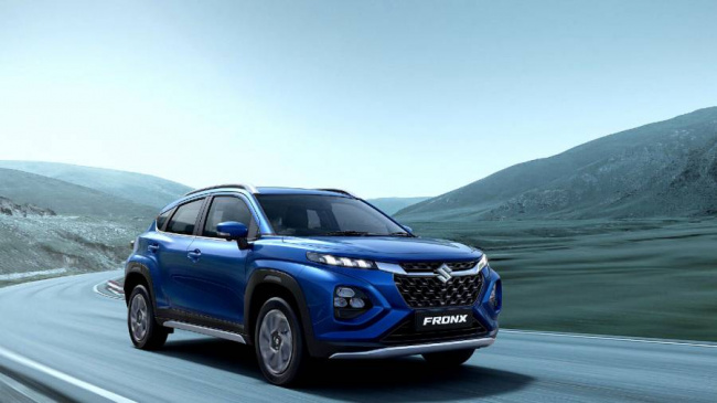 maruti suzuki fronx, new fronx, fronx launch, fronx featrues, fronx power outputs, fronx 1.0-litre turbo-petrol engine, fronx features, fronx safety features, fronx variants, fronx colours, fronx interior, fronx review, fronx dealerships, fronx bookings, fronx highlights, fronx spied, fronx spotted, , overdrive, new maruti suzuki fronx to be launched soon