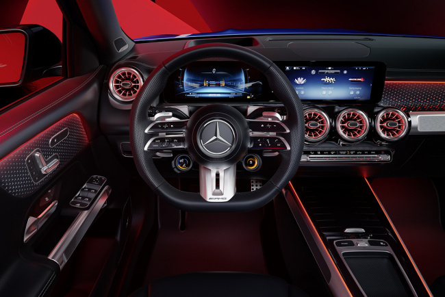 autos mercedes-amg, refreshed mercedes-amg gla and glb boast more features and improved technology
