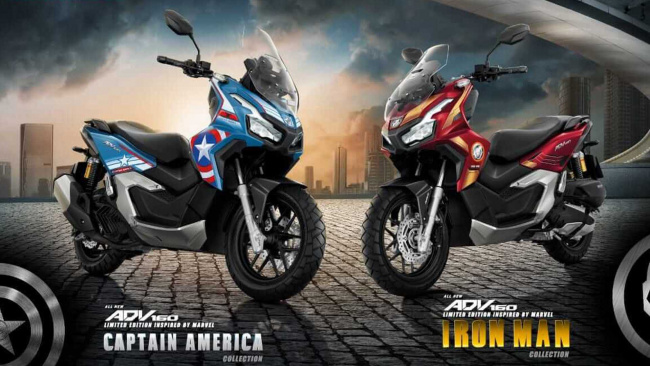 Honda Thailand Assembles Iron Man And Captain America ADV 160