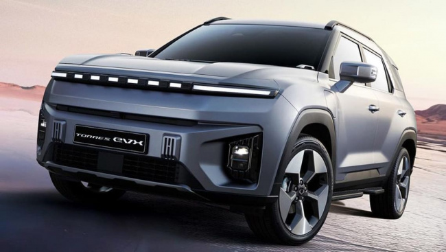 ssangyong news, ssangyong suv range, electric cars, ssangyong, family cars, electric, a new toyota rav4 hybrid alternative! 2024 ssangyong torres evx electric car confirmed, but will it come to australia?