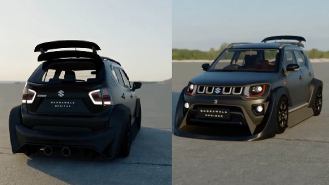 Humble Maruti Ignis Imagined with Wide Body Kit