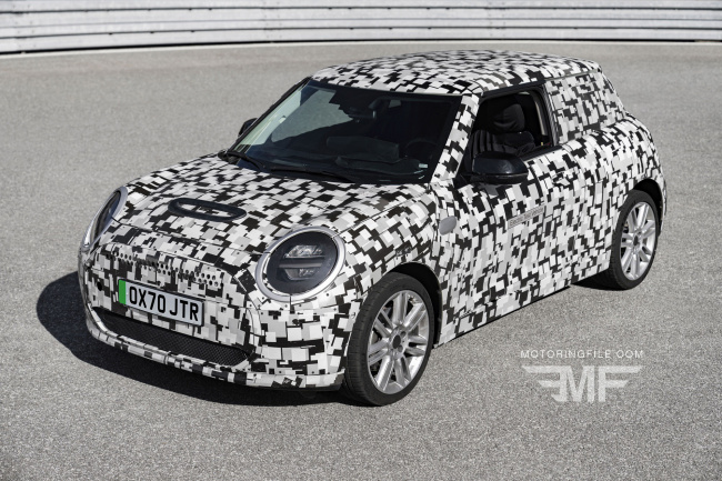 the j01 electric mini cooper is bigger than we expected