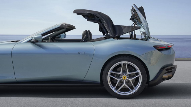 ferrari roma, ferrari roma 2023, ferrari news, ferrari convertible range, ferrari coupe range, convertible, industry news, showroom news, prestige & luxury cars, sports cars, ferrari blows the roof off its roma 2+2 with stunning spider soft-top
