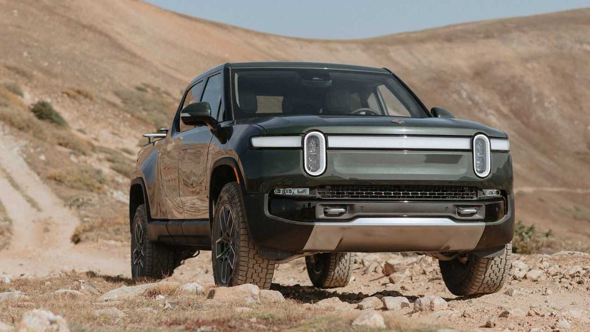 rivian r1t spotted at mercedes-amg hq with manufacturer plates