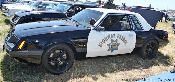 1985 Ford Mustang CHP Car, 1985 FORD MUSTANG CHP CAR, Cop Cars, ford, Ford Mustang