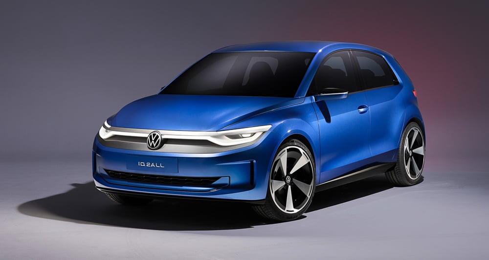 vw shows a cheap electric car for the masses with the id.2all