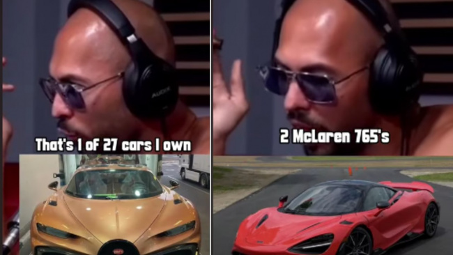 Watch Andrew Tate (Top G) Reveal His Multi Million Dollar Car Collection in 26 Seconds