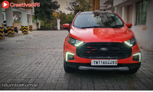 , owner modifies ford ecosport to look like the facelift that never launched