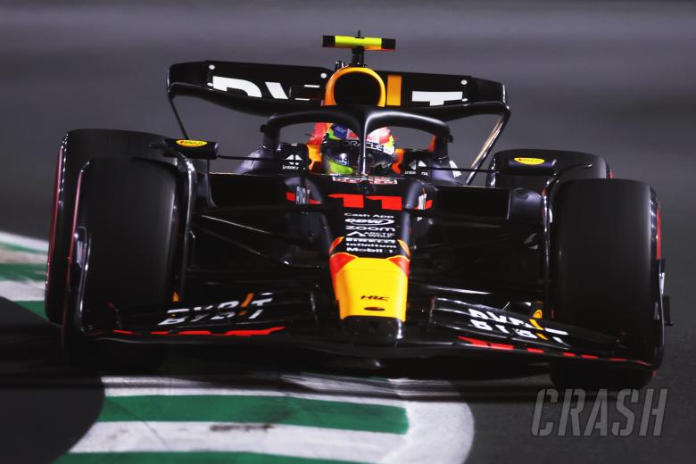 f1 saudi arabian gp: sergio perez takes pole position after max verstappen thwarted by power problems