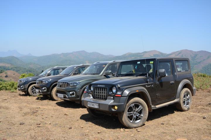 In pictures: 3 Scorpio-N & 1 Thar go off-roading at Mandalpatti, Indian, Member Content, Mahindra Scorpio N, Mahindra Thar, off-roading