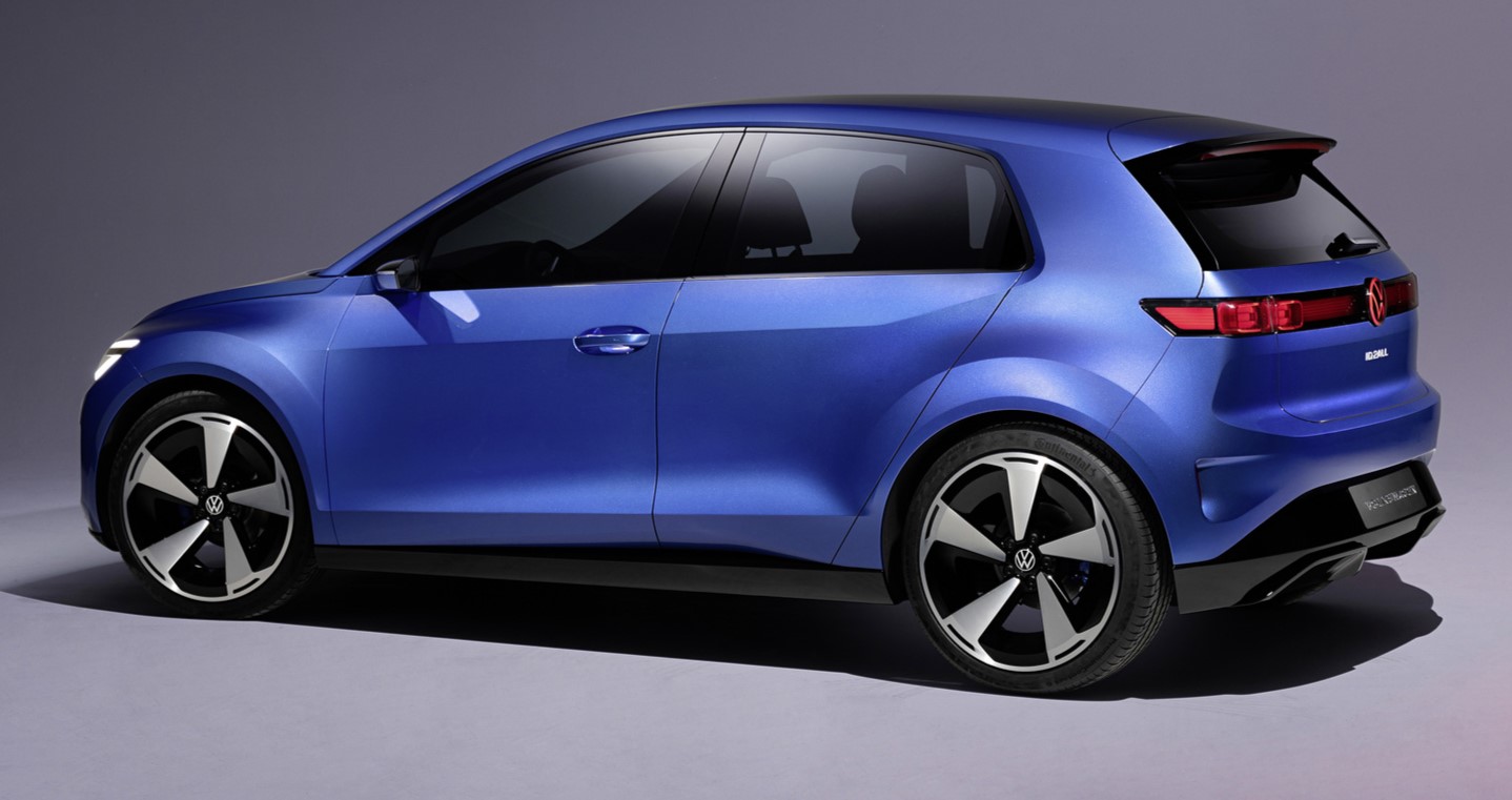 tesla, volkswagen, vw id.2all, vw shows off affordable electric hatchback that will soon become a reality