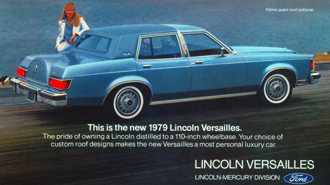 , this is the new 1979 lincoln versailles