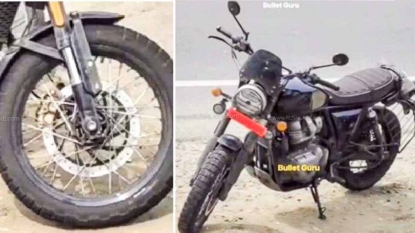 royal enfield scram 650cc spied in production ready guise