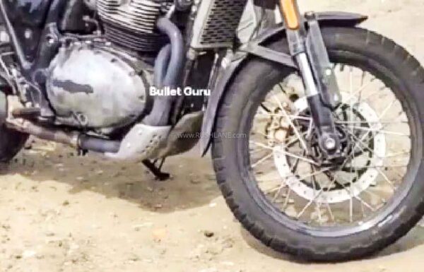 royal enfield scram 650cc spied in production ready guise