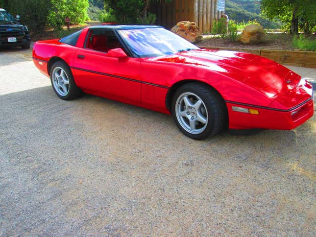 at $28,500, is this cherry red 1990 chevy corvette zr-1 ripe for the picking?