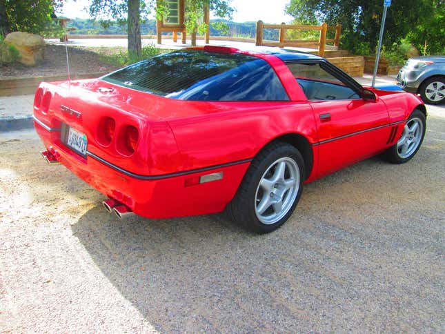 at $28,500, is this cherry red 1990 chevy corvette zr-1 ripe for the picking?