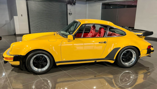 handpicked, sports, american, news, muscle, newsletter, classic, client, modern classic, europe, features, luxury, trucks, celebrity, off-road, exotic, asian, italian, pcarmaket is selling a 26k-mile porsche 930 turbo in a super rare color combination