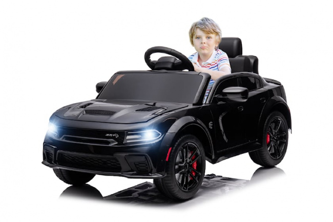 sports cars, offbeat, dodge charger srt hellcat ride-on will prepare kids for the electric muscle car revolution