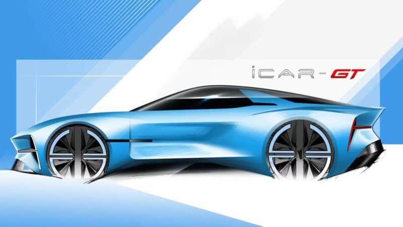 ev, report, icar gt electric coupe to be unveiled on april 18 in china, but not by apple