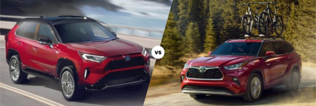 highlander, rav4, small midsize and large suv models, toyota, 2023 toyota highlander vs. 2023 toyota rav4: you can’t go wrong with these toyota suvs