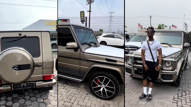 Rema Buys Used Mercedes G-Wagon After Success of ‘Calm Down’