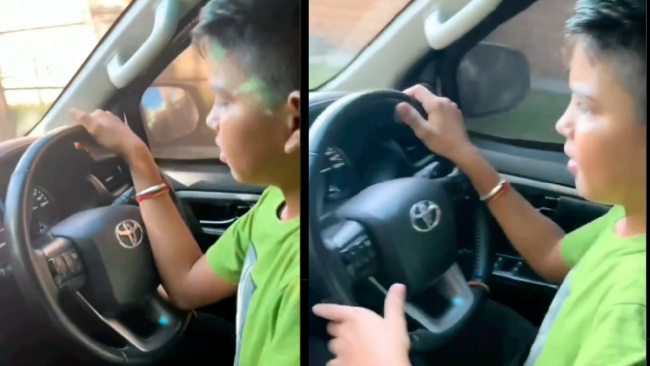 Kid Driving Toyota Fortuner is as Idiotic as it’s Scary