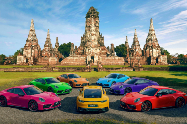 porsche unveils 911 carrera gts 30 years porsche thailand edition