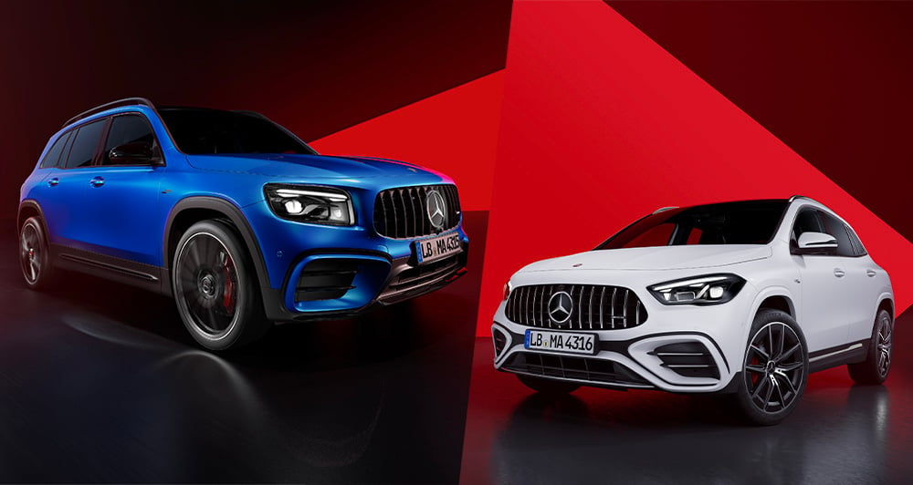 mercedes-amg electrifies the gla and the glb