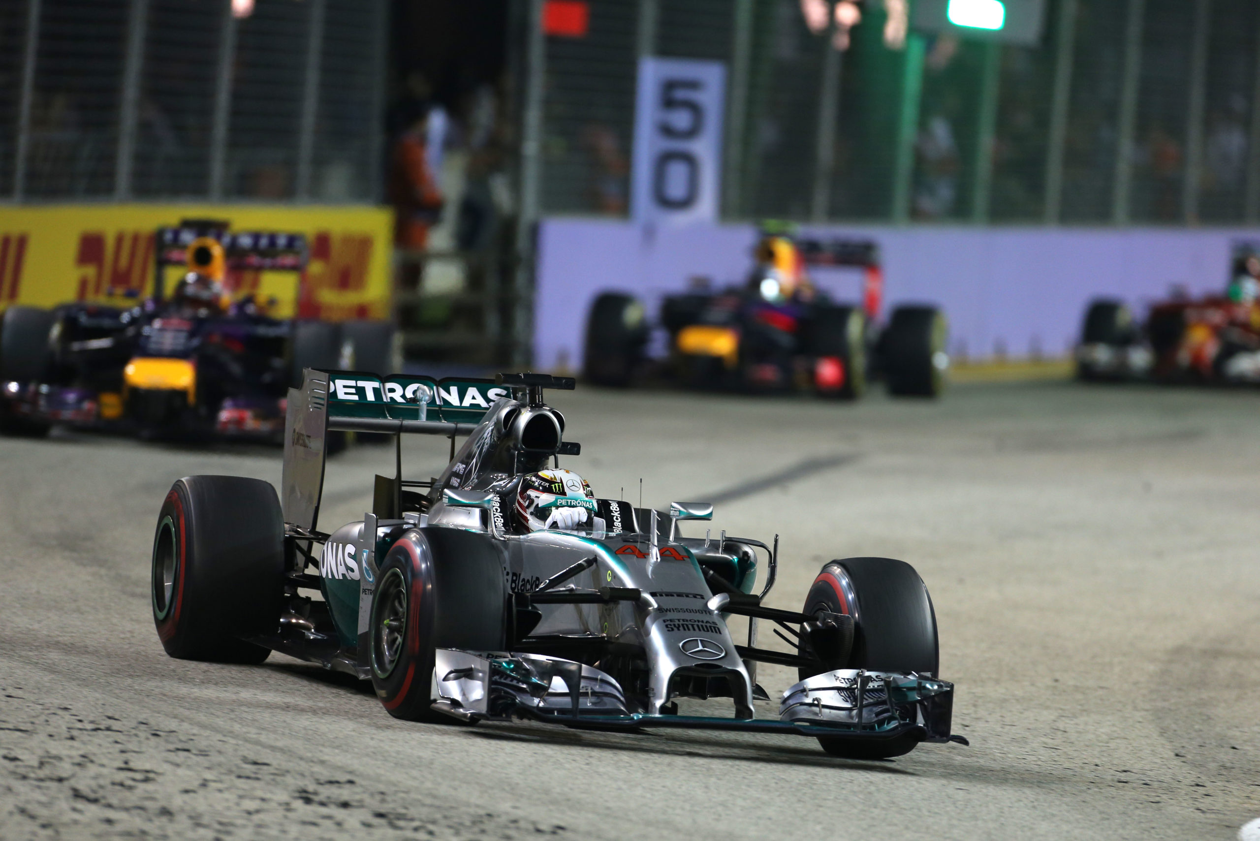 red bull more dominant than mercedes was? hamilton claim tested