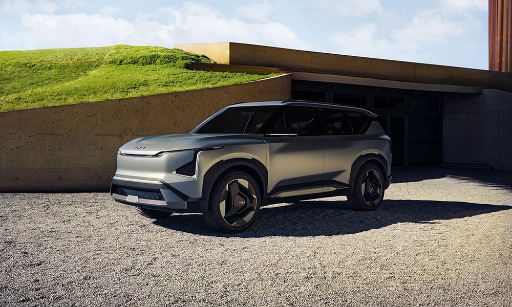 the kia concept ev5 has more than just the eye of the tiger