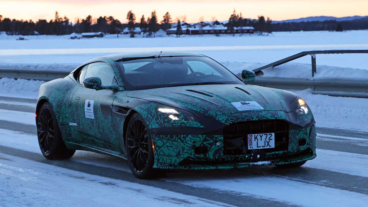 aston martin db11 facelift spy photos reveal styling updates and new grille