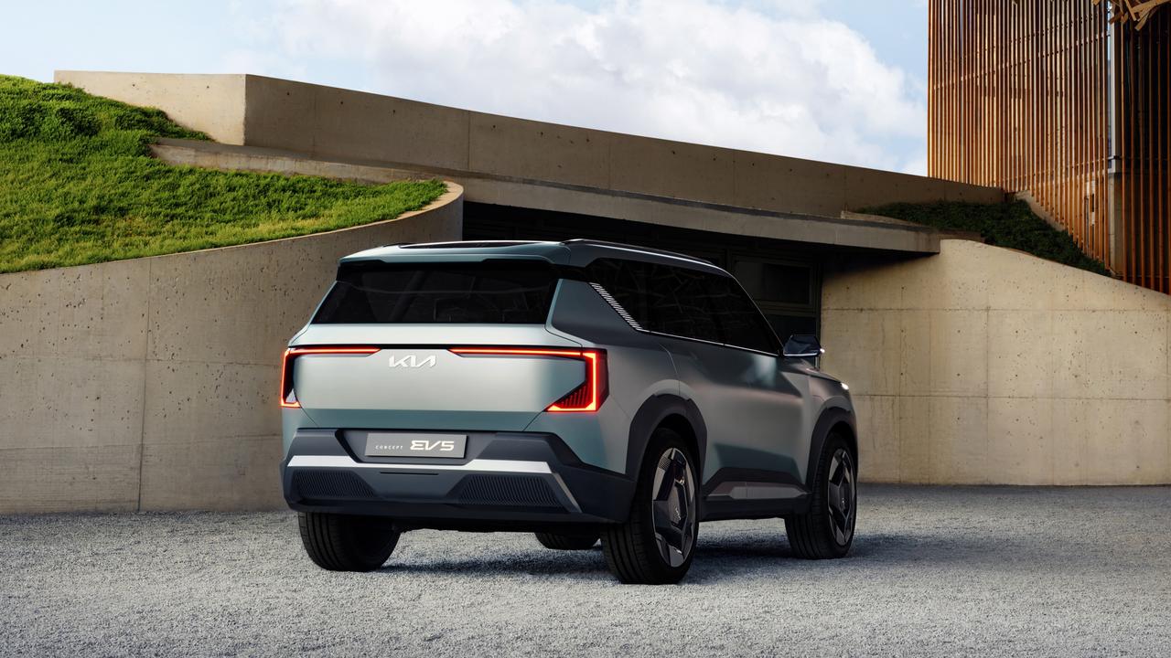 Kia has revealed a new electric SUV concept., Technology, Motoring, Motoring News, Kia reveals new EV5 electric SUV concept