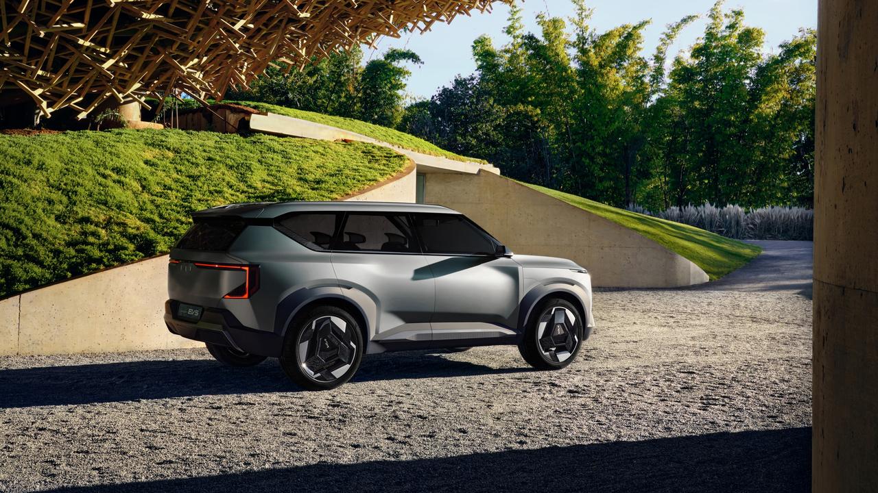 Kia EV5 electric SUV concept., It is likely to look very similar to the concept when it goes into production., Kia has revealed a new electric SUV concept., Technology, Motoring, Motoring News, Kia reveals new EV5 electric SUV concept