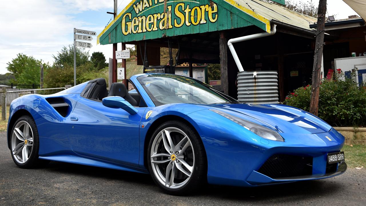 The Ferrari 488 Spider sold for more than $500,000 when new., The tourist was fined €470., The vehicle was parked in a tourist hotspot near the Palazzo Vecchio., Technology, Motoring, Motoring News, Ferrari driving American tourist fined for illegal park